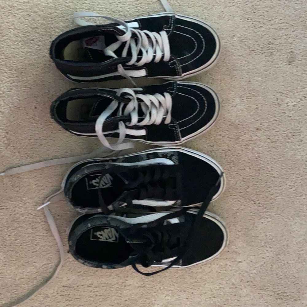 2 pair size 2Y VANS Shoes
